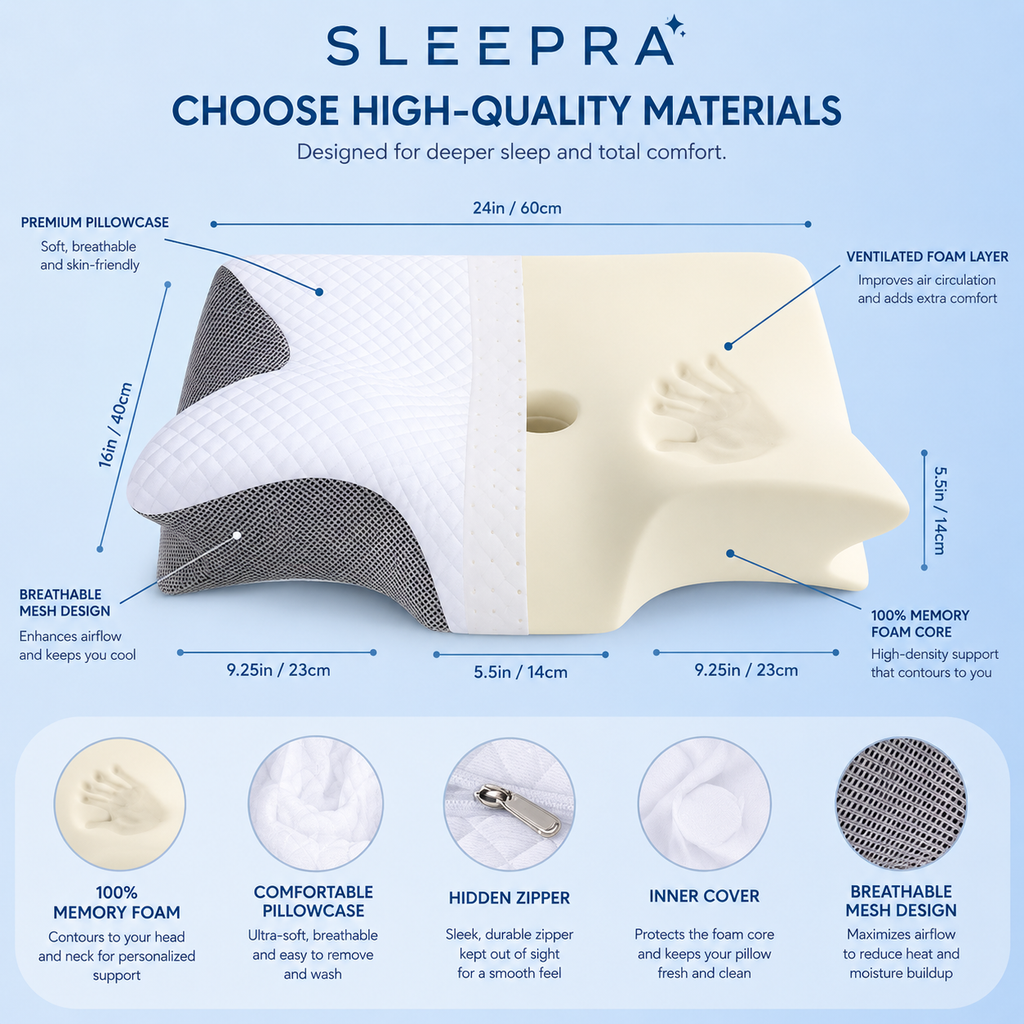 Sleepra Cervical Contour Pillow