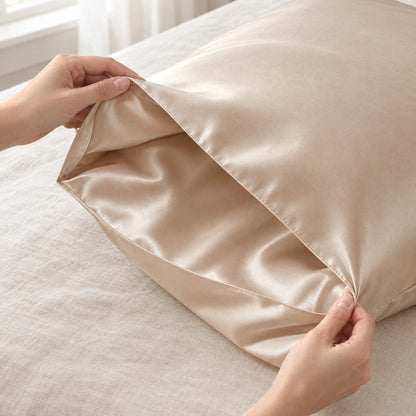 22 Momme 100% Mulberry Silk Pillowcase, Double-Sided