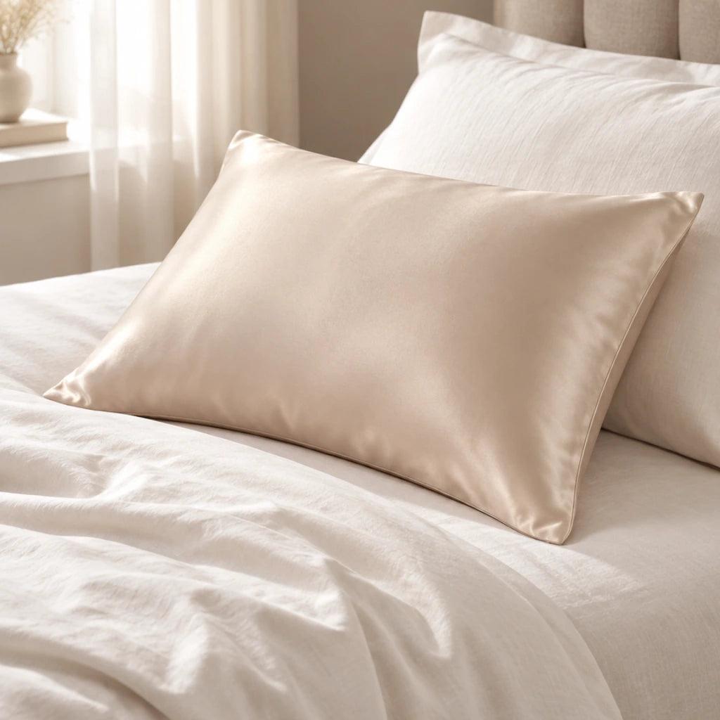 22 Momme 100% Mulberry Silk Pillowcase, Double-Sided